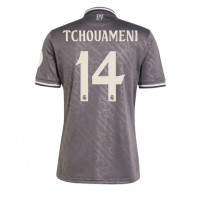 Fotballdrakt Herre Real Madrid Aurelien Tchouameni #14 Tredjedrakt 2024-25 Kortermet